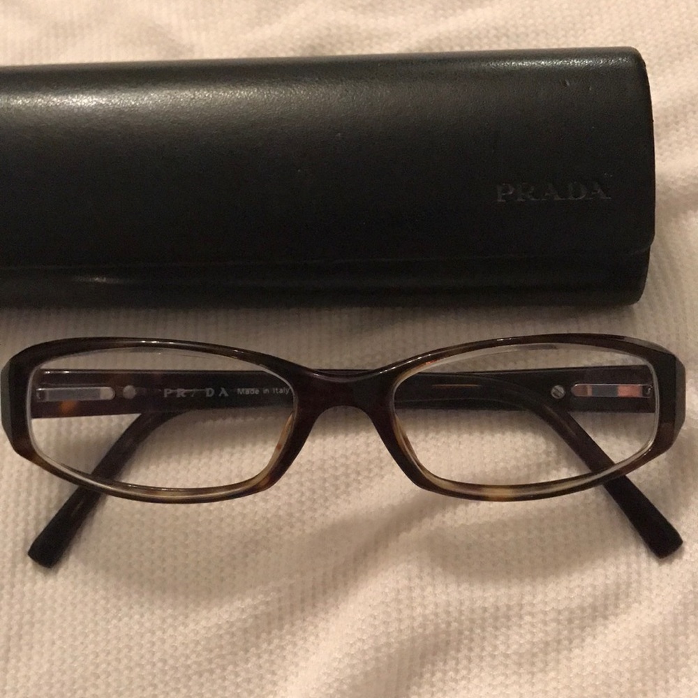 Prada eye glasses, tortes, vrp 14F 51016 28p-